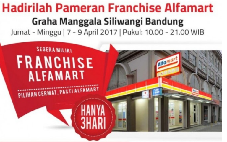 3 Tipe Usaha Franchise Menguntungkan dari Alfamart